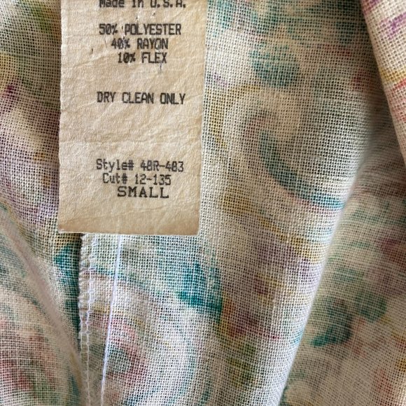 Vintage Judy Knapp Double Button Size S Blazer Top - Picture 5 of 8